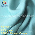 Tela 100% del crepe del rayón para la ropa del vestido del resorte (GLLML435)